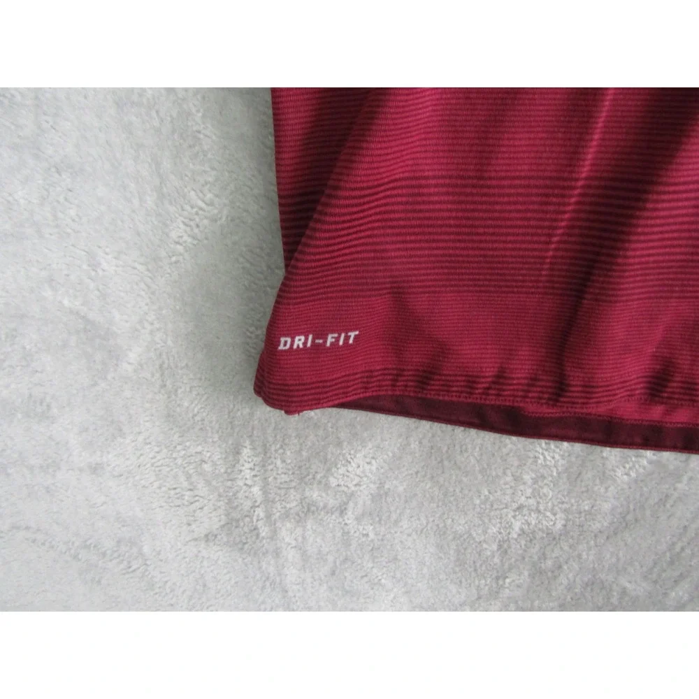 Nike Dri Fit Minnesota Gophers Polo Shirt Mens XXL Maroon Gold‎ Athletic